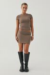 Luxe Mini Skirt, Tee & Long Sleeve Top Bundle,  - alternate image 6
